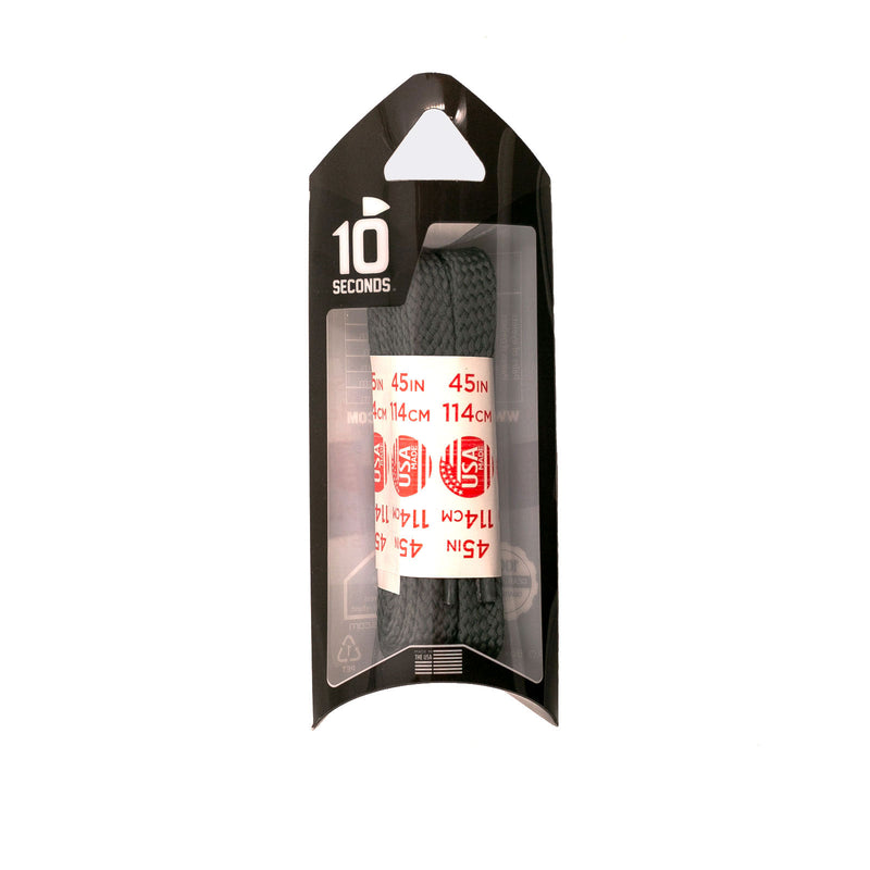 10 Seconds Athletic Flat Tubular Shoelace Accessories - Shoe Laces - The Heel Shoe Fitters