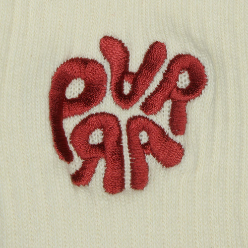 by Parra 1976 Logo Crew Sock Brick Red