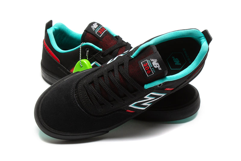 New Balance Numeric | 306 Style # NM306RNR Color : Black / Teal / Red