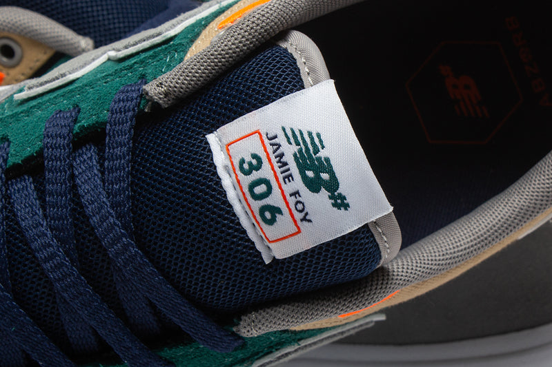New Balance Numeric | 306 Style # NM306FIF Color : Grey / Green / Brown