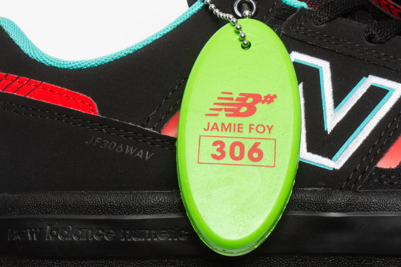 New Balance Numeric | 306 Style # NM306RNR Color : Black / Teal / Red