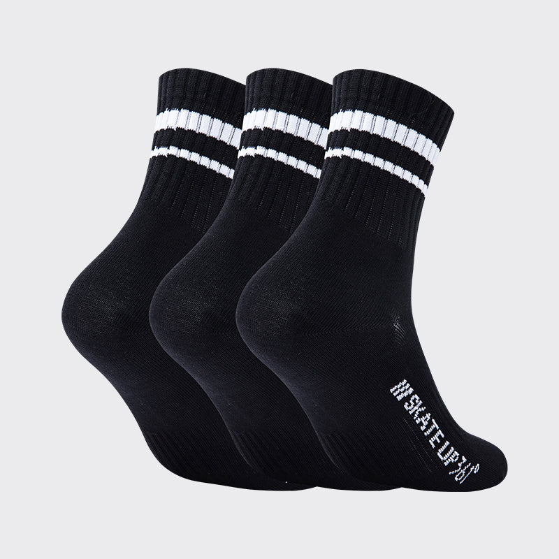 361° Everyday Socks (3 Pairs)：Black