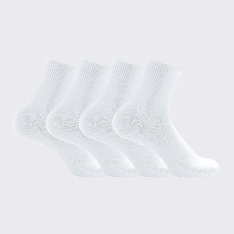 361° Everyday Socks (4 Pairs)：White
