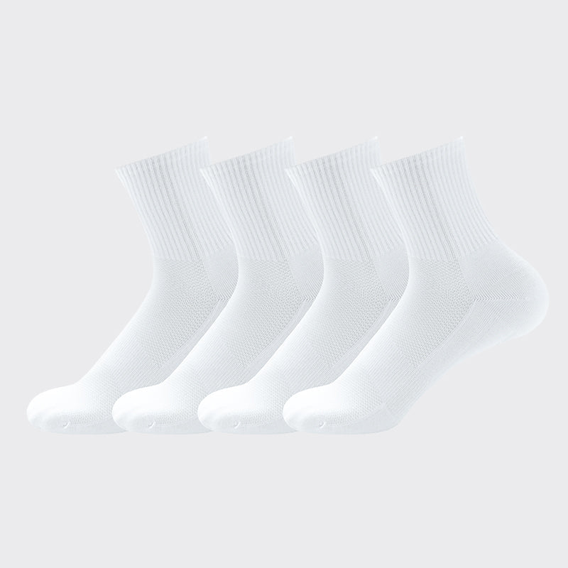 361° Everyday Socks (4 Pairs)：White