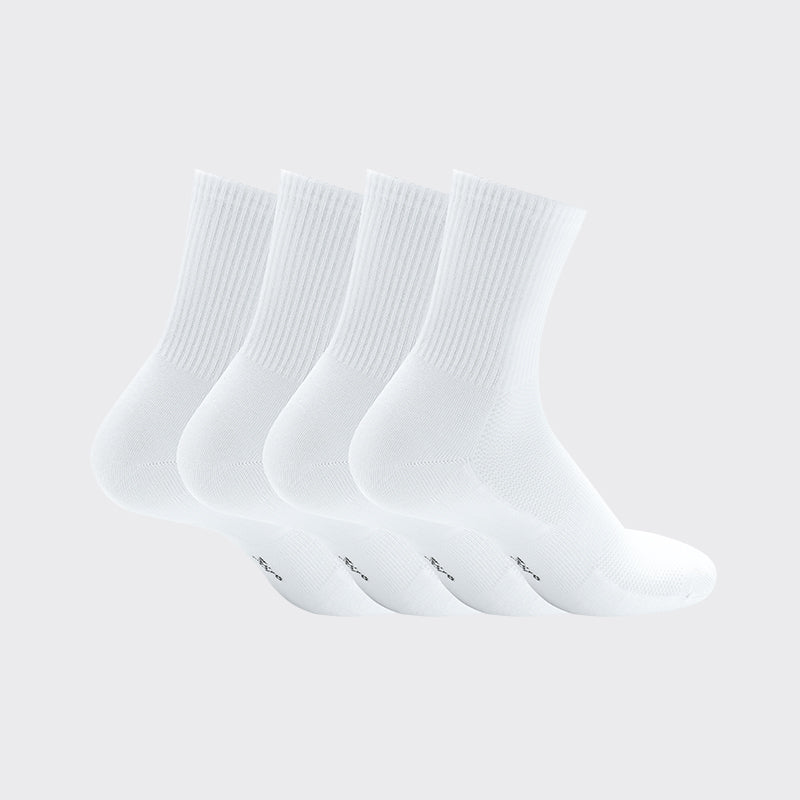 361° Everyday Socks (4 Pairs)：White