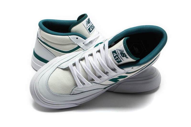 New Balance Numeric | 417 Style # NM417RUP Color : White / Vintage Teal