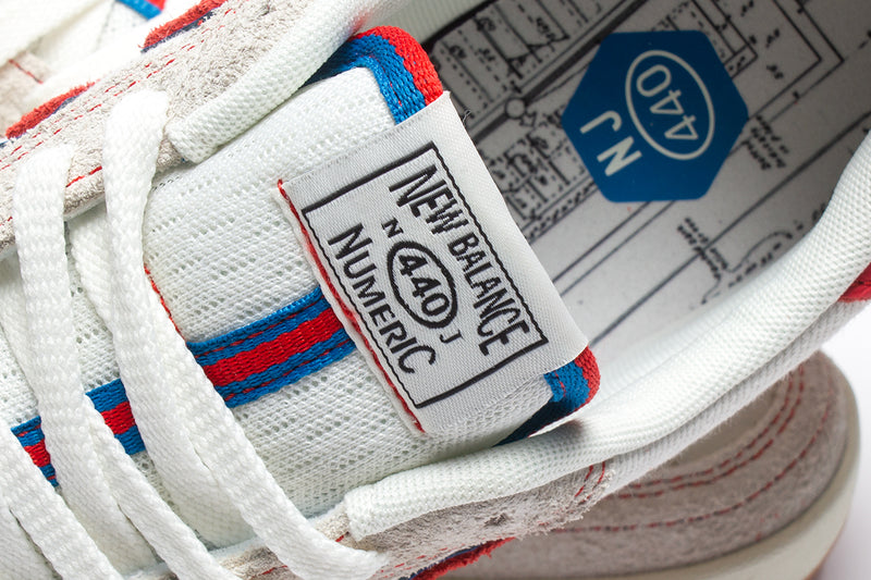 New Balance Numeric | 440 x NJ Jersey City Style # NM440ROS Color : White / Red / Blue
