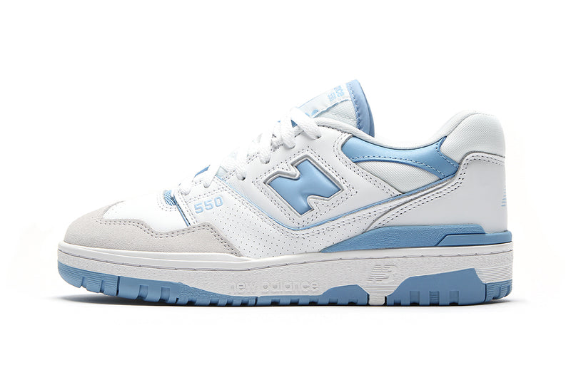 New Balance 550 White Blue Haze Rain Cloud