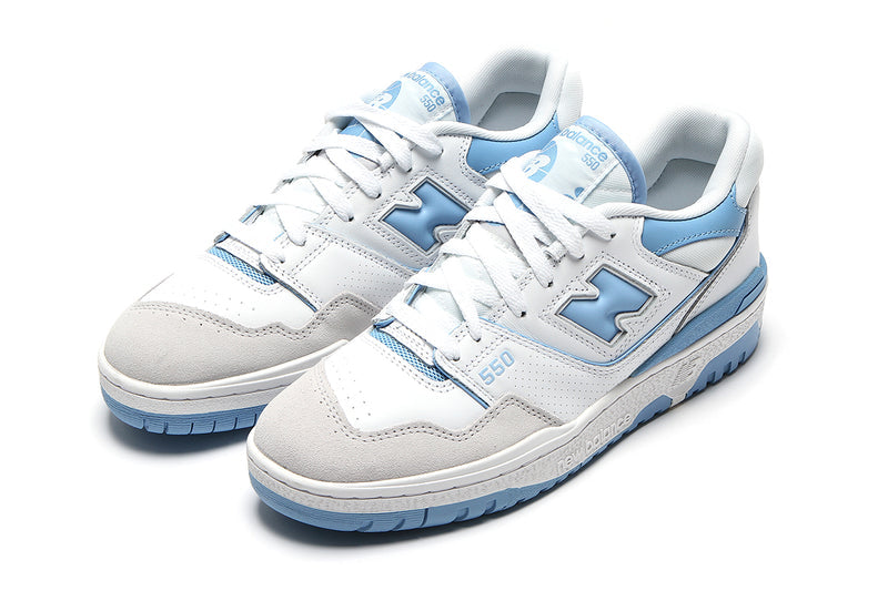 New Balance 550 White Blue Haze Rain Cloud