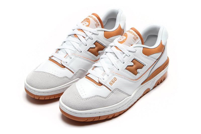 New Balance 550 White Sepia Rain Cloud