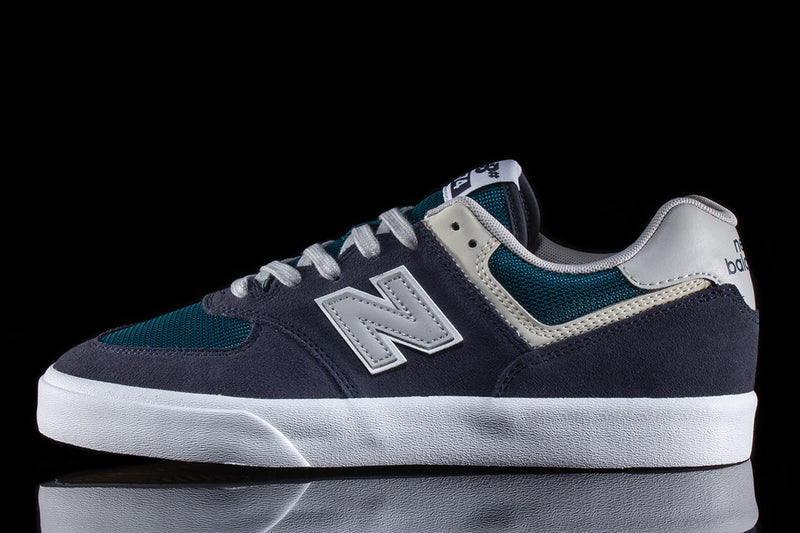 New Balance Numeric | 574 Style # NM574VCN Color : Navy / Teal