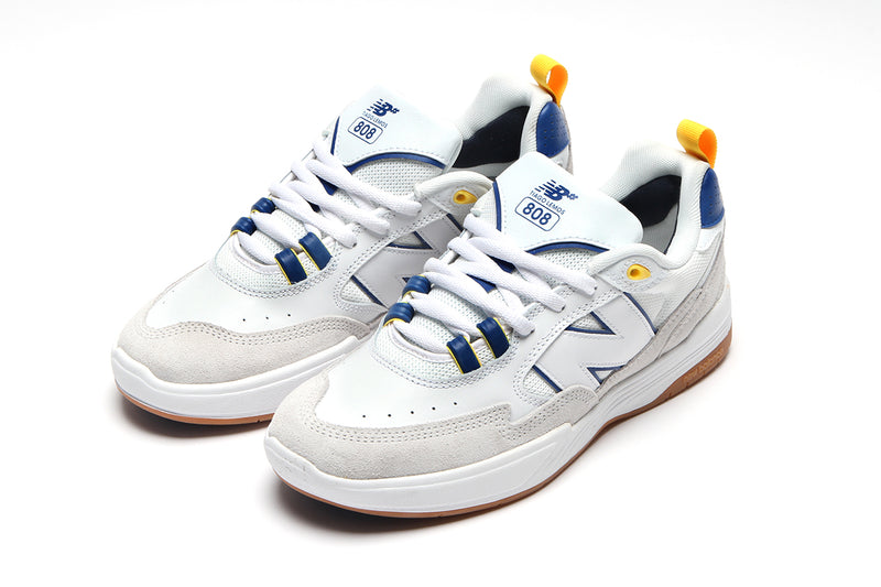 New Balance Numeric 808 - White / Blue / Yellow