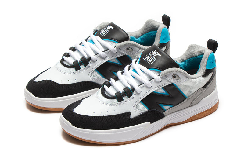 New Balance Numeric 808 White / Black / Blue  Edit alt text