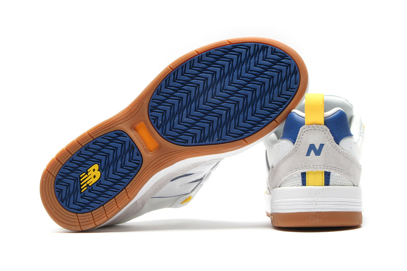 New Balance Numeric 808 - White / Blue / Yellow