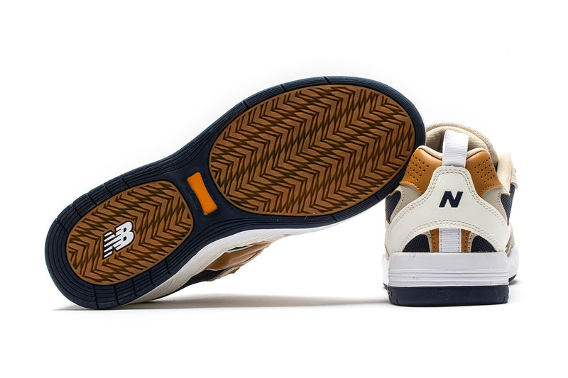 New Balance Numeric | 808 Style # NM808FCY Color : White / Tan / Navy