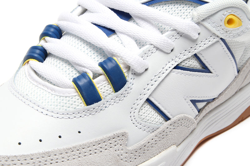 New Balance Numeric 808 - White / Blue / Yellow