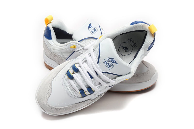 New Balance Numeric 808 - White / Blue / Yellow