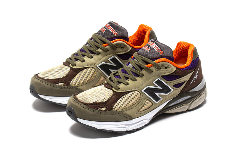 New Balance 990 Brown / Tan / Olive  Edit alt text