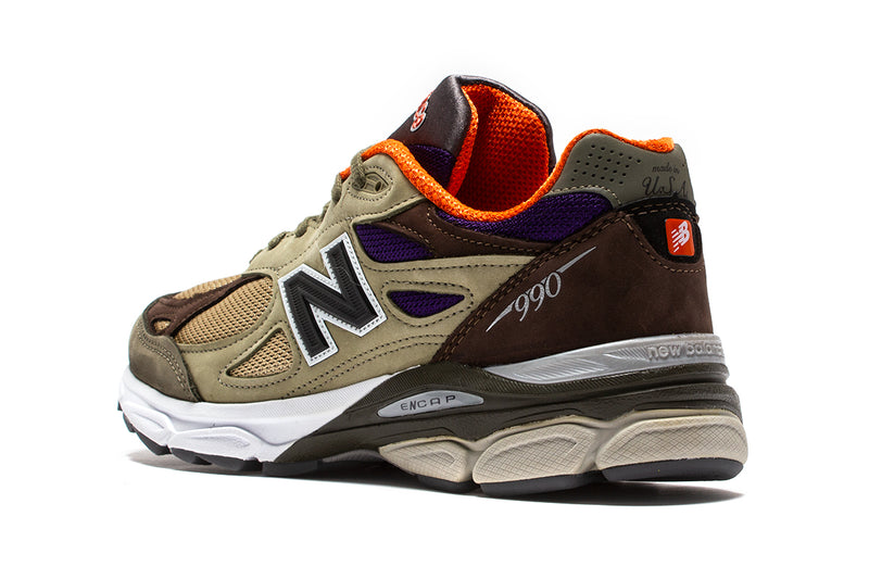 New Balance 990 Brown / Tan / Olive  Edit alt text