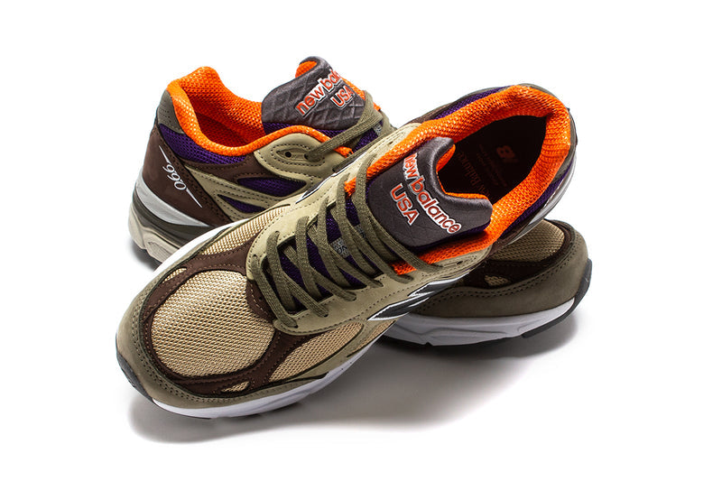 New Balance 990 Brown / Tan / Olive  Edit alt text