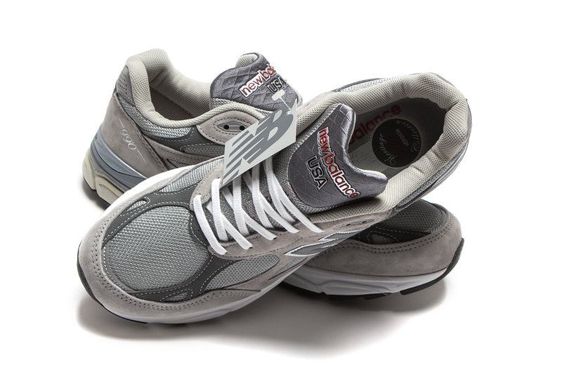 New Balance | 990v3 Style # M990GY3 Color : Grey / White
