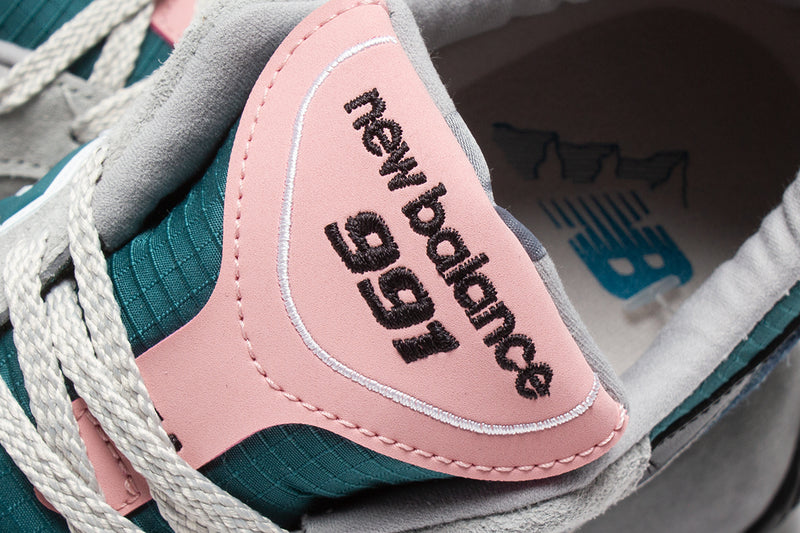 New Balance 991 Style # M991PSG Color : Microchip / Pacific / Majolica Blue