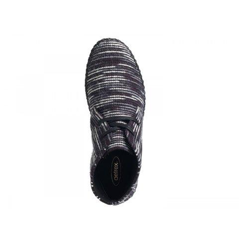 Aetrex Addison Ankle Boot (Women) - Black Fabric Boots - Casual - Low - The Heel Shoe Fitters
