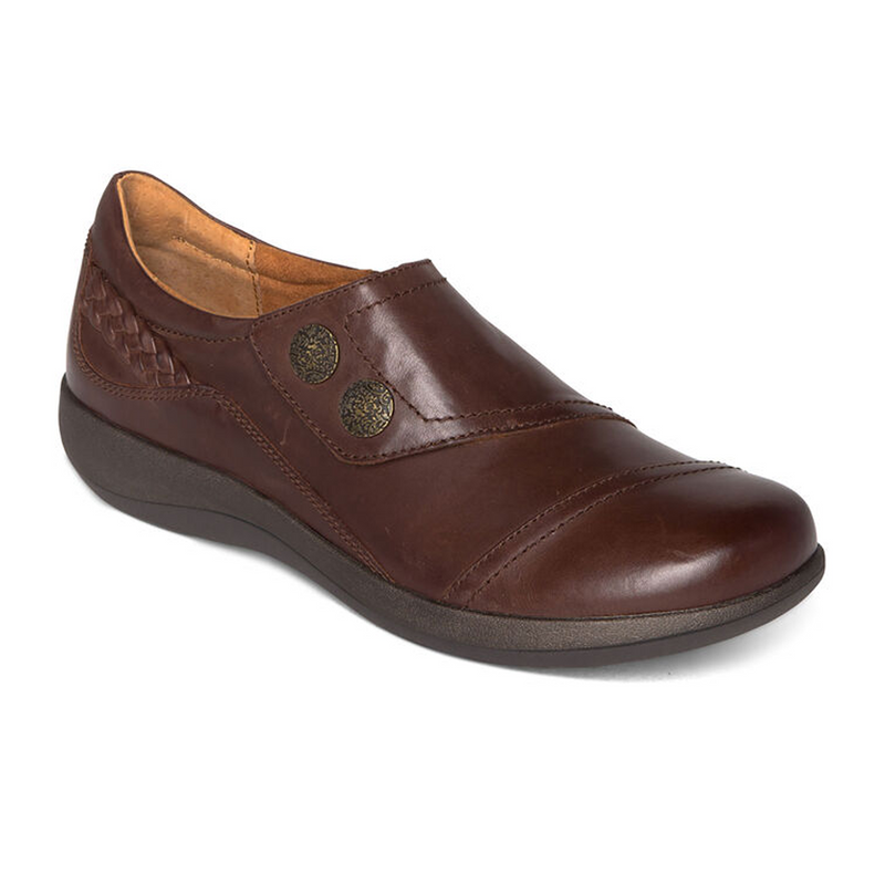 Aetrex Karina Slip On (Women) Dress-Casual - Monk Straps - The Heel Shoe Fitters