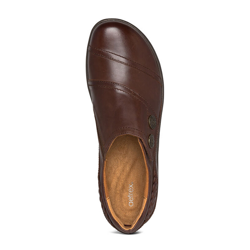 Aetrex Karina Slip On (Women) Dress-Casual - Monk Straps - The Heel Shoe Fitters