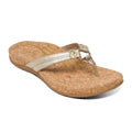 Aetrex Taylor Sandal (Women) - Gold Sandal - Thong - The Heel Shoe Fitters