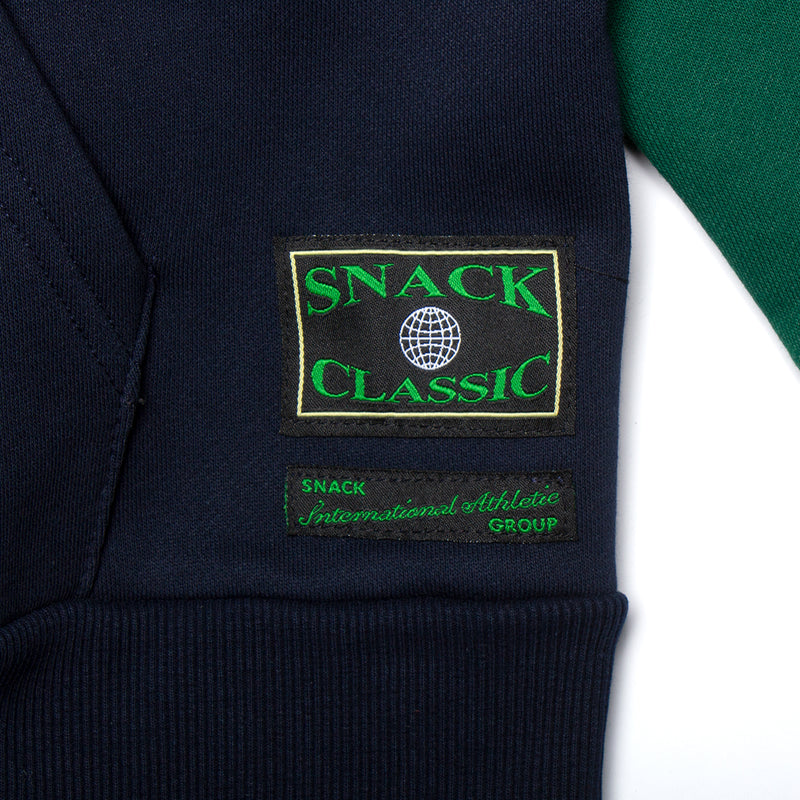 Snack Alive Wave Hoodie  Green / Blue