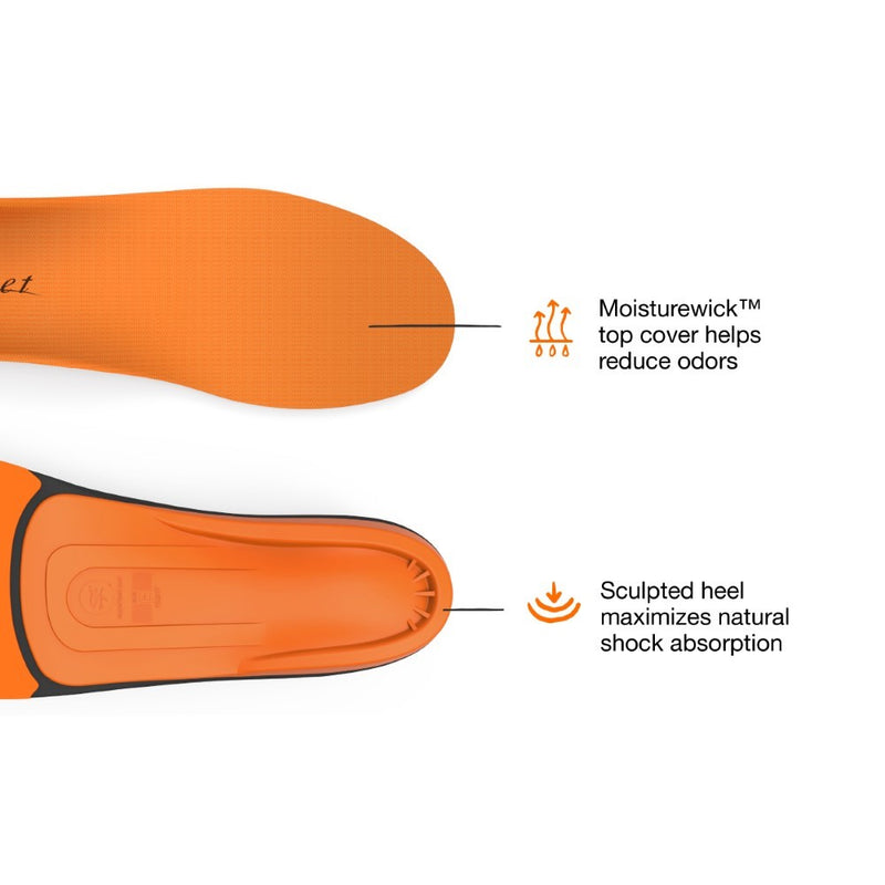 Unisex Superfeet All-Purpose High Impact Support (Orange) in Orange. Sku: ORANGE