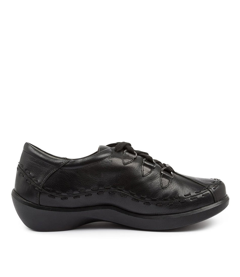 Women's Ziera Allsorts in Black Leather. Sku: ZR10016BLALE