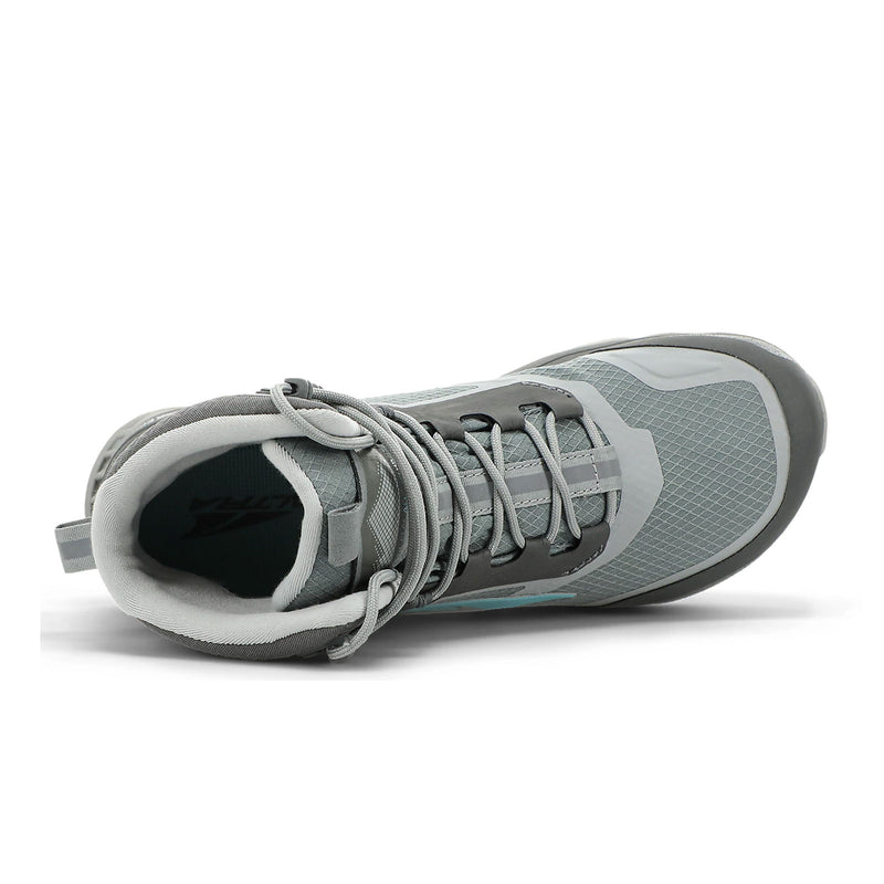 Altra Lone Peak All-Weather Mid Trail Shoe (Women) - Gray/Green Boots - Hiking - Mid - The Heel Shoe Fitters