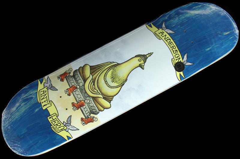 Anti-Hero Anderson - Pigeon Religion Blue Deck 8.5"