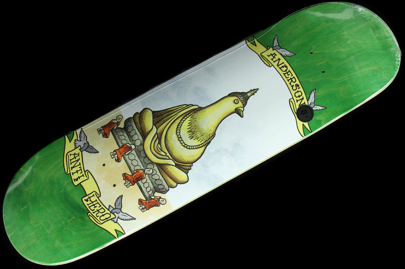 Anti-Hero Anderson - Pigeon Religion Green Deck 8.5"