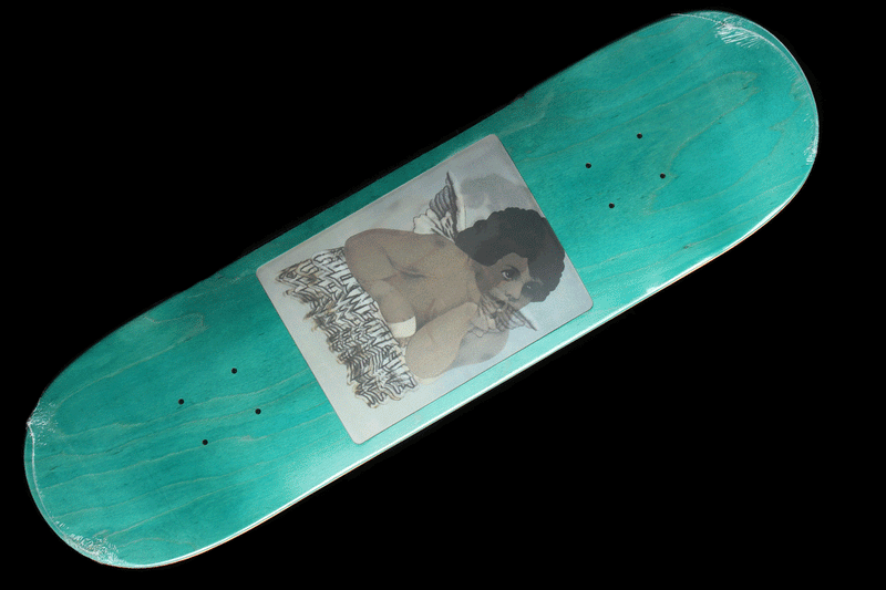 Fucking Awesome Angel Holographic Deck Teal