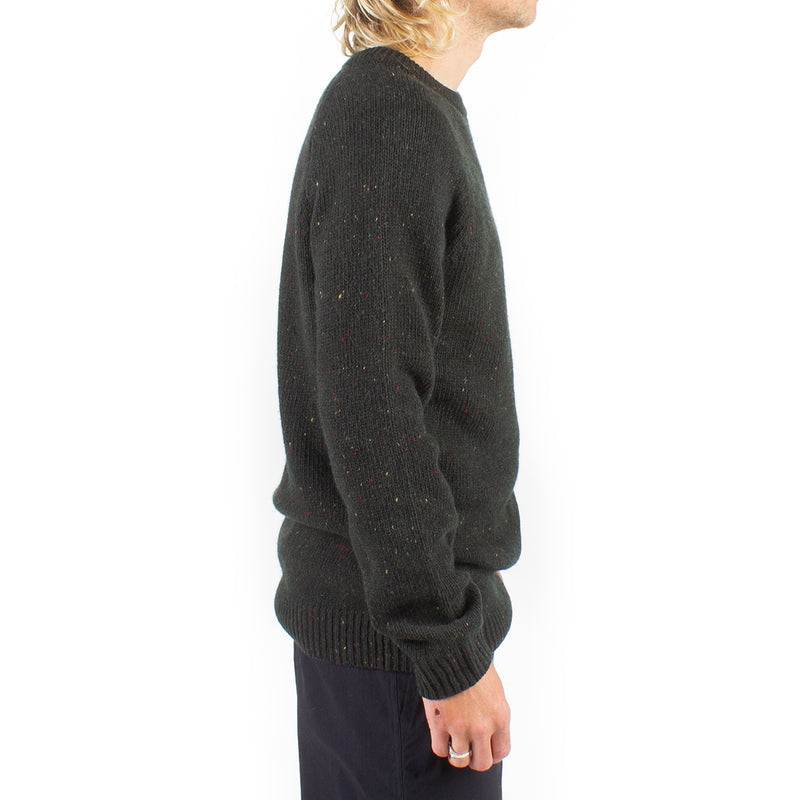 Carhartt WIP Anglistic Sweater Speckled Dark Cedar