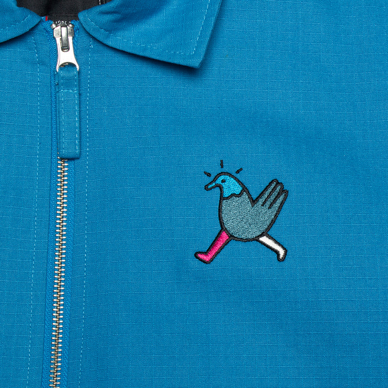 by Parra | Annoyed Chicken Jacket Style #49435 Color : Greek Blue