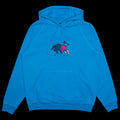 by Parra Anxious Dog Hooded Sweatshirt Greek Blue
