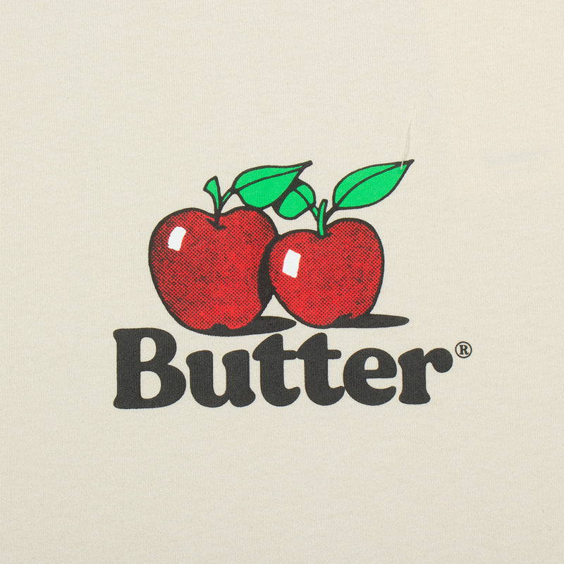 Butter Goods Apples Logo T-Shirt : Cream