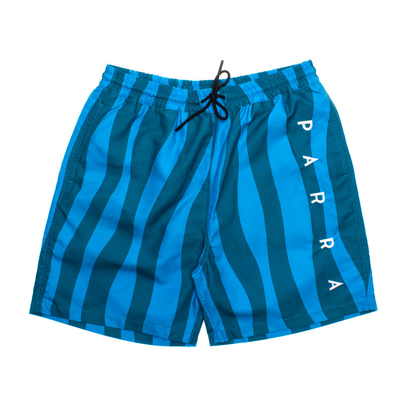by Parra | Aqua Weed Waves Swim Shorts Style # 49445 Color : Greek Blue