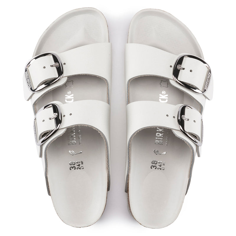 Arizona Big Buckle White Leather