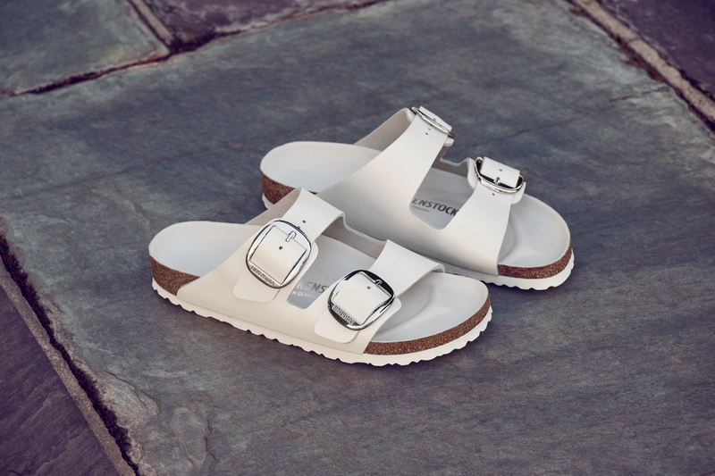 Arizona Big Buckle White Leather