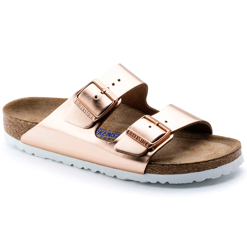 Arizona Soft Footbed Metallic Copper Leather