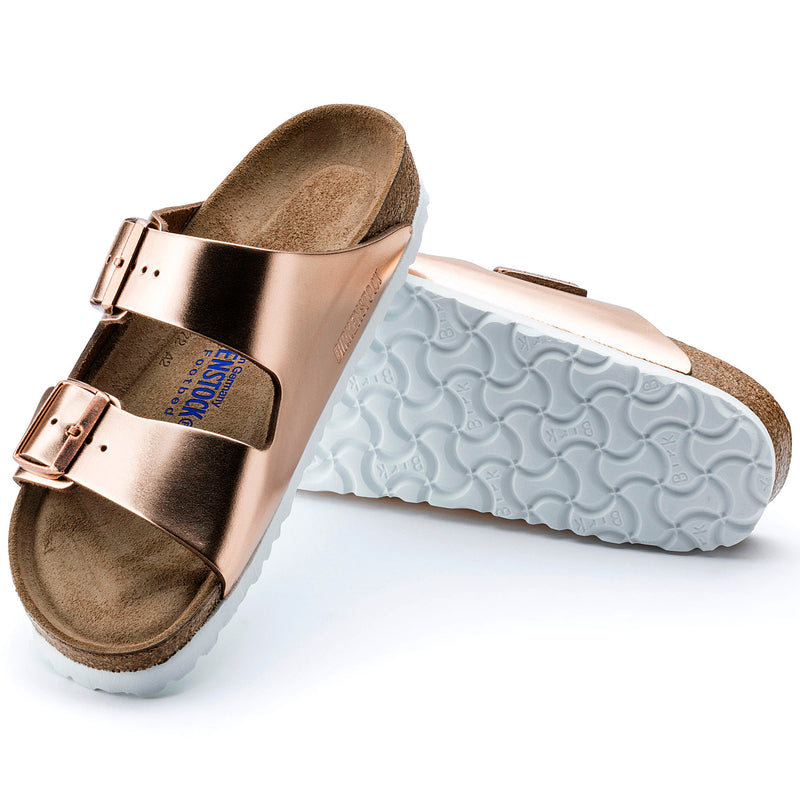 Arizona Soft Footbed Metallic Copper Leather