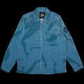 by Parra Army Dreamers Woven Shirt Jacket  Blue Grey