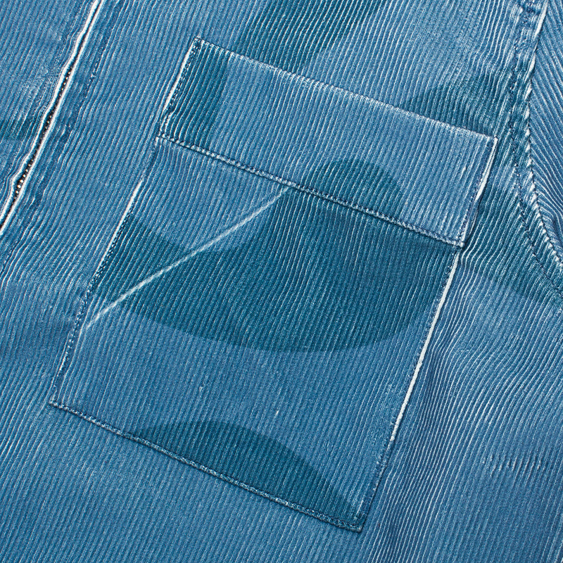 by Parra Army Dreamers Woven Shirt Jacket  Blue Grey