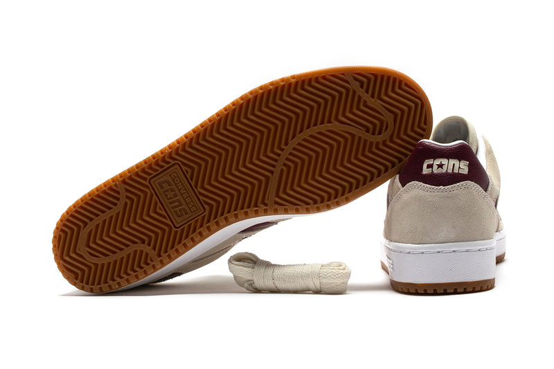 Converse | AS-1 Pro Ox (Alexis Sablone) Style # A04145C Color : Egret / Dark Burgundy / Gum