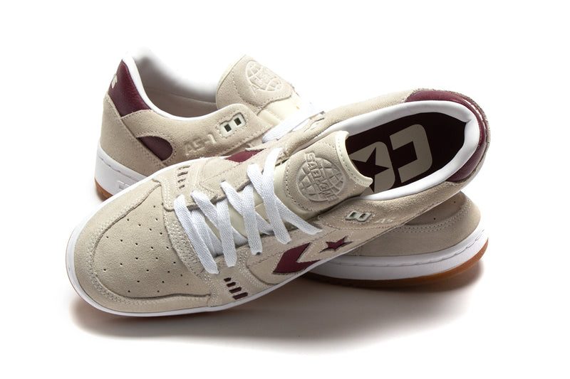 Converse | AS-1 Pro Ox (Alexis Sablone) Style # A04145C Color : Egret / Dark Burgundy / Gum